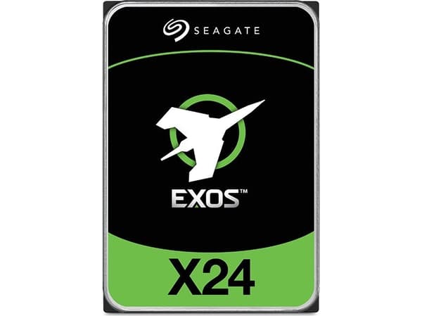 Seagate Exos X24 - Hårddisk - Enterprise - 24 TB - intern - 3,5" - SATA 6Gb/s - 7200 rpm