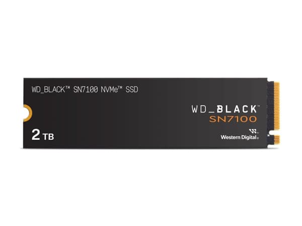 WD_BLACK SN7100 WDS100T4X0E - SSD - 2 TB - inbyggd - M.2 2280 - PCIe 4.0 x4 (NVMe)
