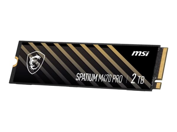 MSI SPATIUM M470 PRO - SSD - 2 TB - intern - M.2 2280 - PCIe 4.0 x4 (NVMe)