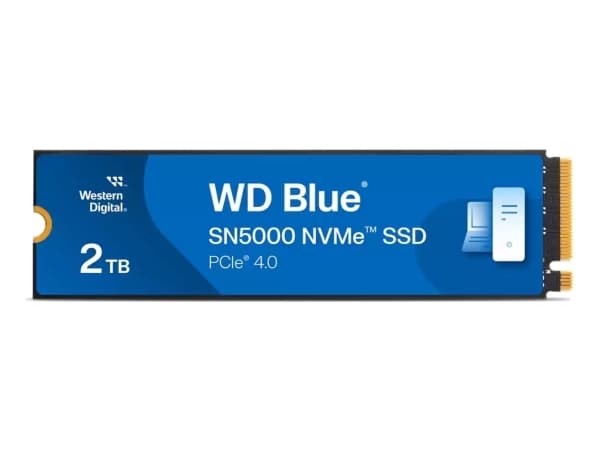 WD Blue SN5000 WDS200T4B0E - SSD - 2 TB - inbyggd - M.2 2280 - PCIe 4.0 x4 (NVMe)