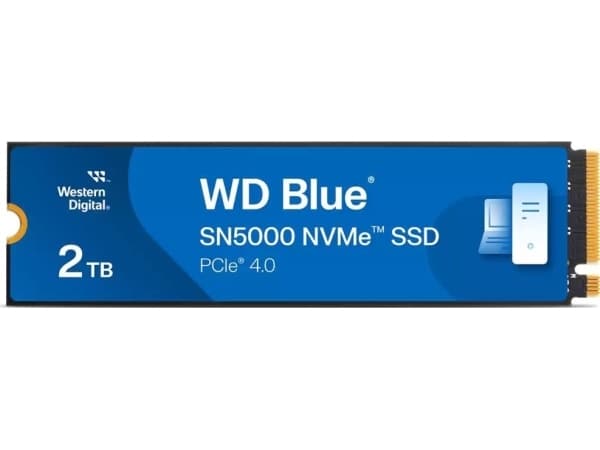 WD Blue SN5000 WDS200T4B0E - SSD - 2 TB - inbyggd - M.2 2280 - PCIe 4.0 x4 (NVMe)