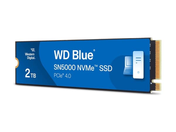 WD Blue SN5000 WDS200T4B0E - SSD - 2 TB - inbyggd - M.2 2280 - PCIe 4.0 x4 (NVMe)