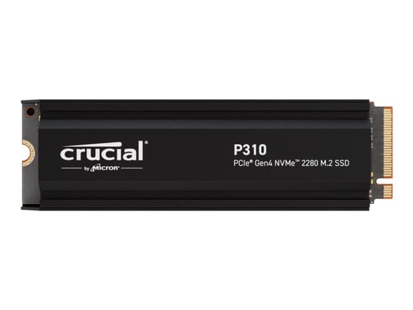 Crucial P310 - SSD - 2 TB - intern - M.2 2280 - PCIe 4.0 x4 (NVMe) - integrert kjøle