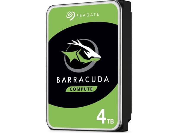 Seagate Barracuda ST4000DM004 - Hårddisk - 4 TB - intern - 3,5" - SATA 6Gb/s - 5400 rpm - buffert: 256 MB