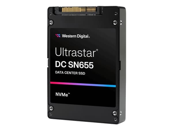 WD Ultrastar DC SN655 WUS5EA176ESP7E4 - SSD - datacenter - krypterat - 7.68 TB - inbyggd - 2.5" - U.3 PCIe 4.0 (NVMe) - TCG Ruby Encryption