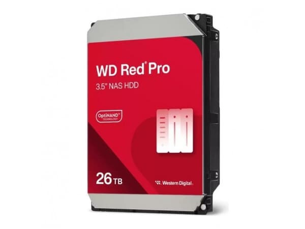 WD Red Pro NAS 26TB SATA3 6GB/S 3,5-tums hårddisk 7200 512M