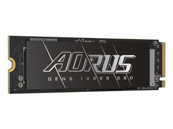 AORUS Gen5 14000 - SSD - 4 TB - inbyggd - M.2 2280 - PCI Express 5.0 x4 (NVMe) - buffert: 8 GB