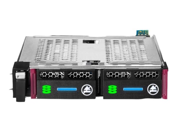 HPE Dual Read Intensive - SSD - 480 GB (2 st. 240 GB M.2) - inbyggd - 2,5 tum/2x M.2 delat - SATA 6Gb/s - med HPE Smart Carrier M.2