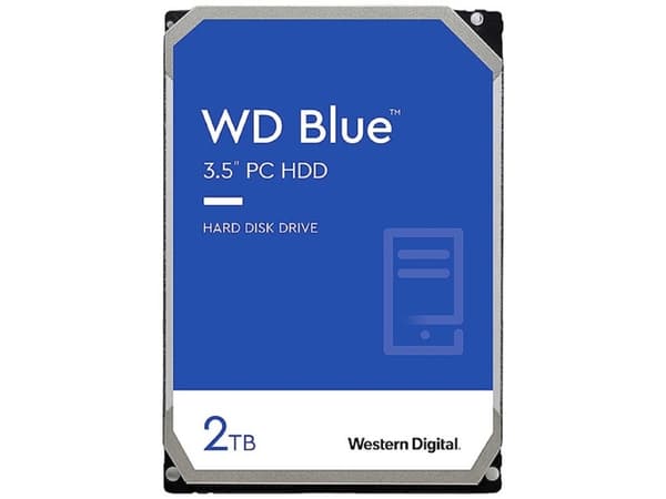 Western Digital Blue , 2 TB, 7200 RPM, 256 MB, 3.5", SATA