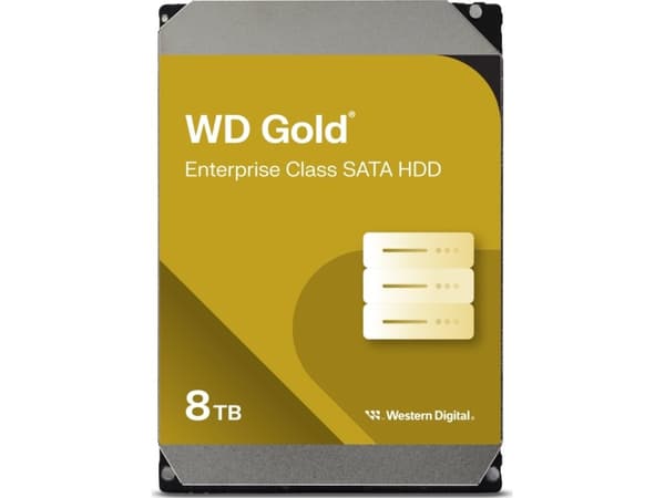 Western Digital Gold WD8005FRYZ, 8 TB, 7200 RPM, 128 MB, 3.5", Serial ATA III