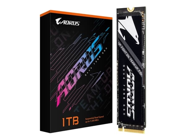 GIGABYTE AORUS Gen4 7300, 1 TB, M.2, 7300 MB/s