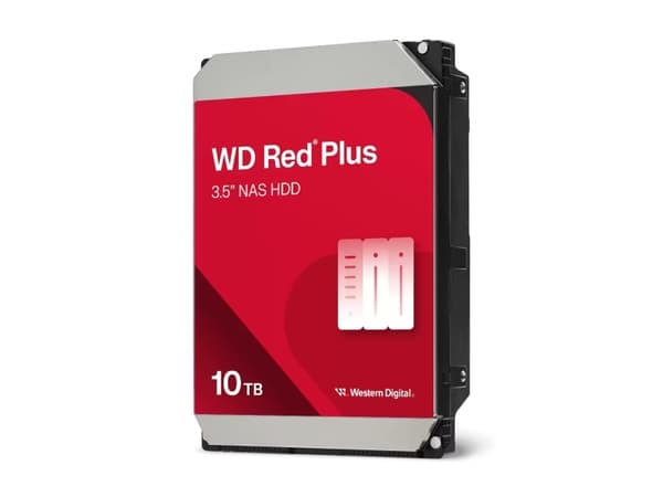 WD Red Plus Harddisk WD100EFGX 10TB 3.5 Serial ATA-600 7200rpm