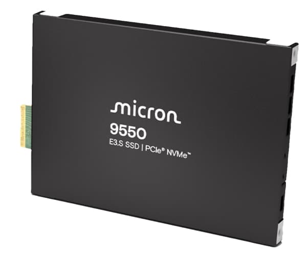 Micron 9550 PRO - SSD - Enterprise, lukuintensiivinen - krypteret - 15,36 TB - sisäinen - E3.S - PCI Express 5.0 x4 (NVMe) - 256-bittinen AES - TCG O