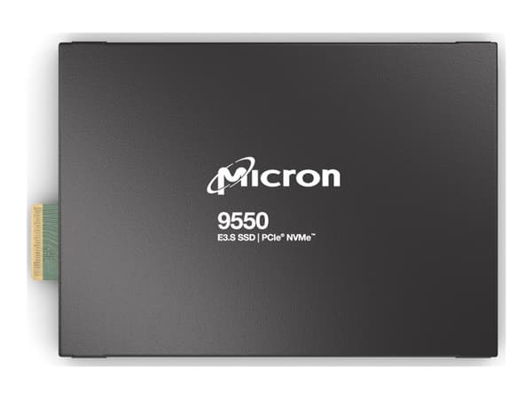 Micron 9550 PRO - SSD - Företag, läsningsintensivt - krypterat - 15.36 TB - inbyggd - E3.S - PCI Express 5.0 x4 (NVMe) - 256 bitars AES - TCG Opal En