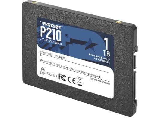 Patriot Memory P210, 1 TB, 2.5", 500 MB/s