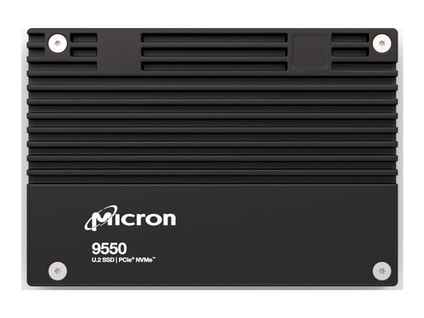Micron 9550 PRO - SSD - Read Intensive - kryptert - 15.36 TB - intern - 2.5" - PCI Express 5.0 x4 (NVMe) - 256-bit AES - TCG Opal Encryption 2.0, Sel