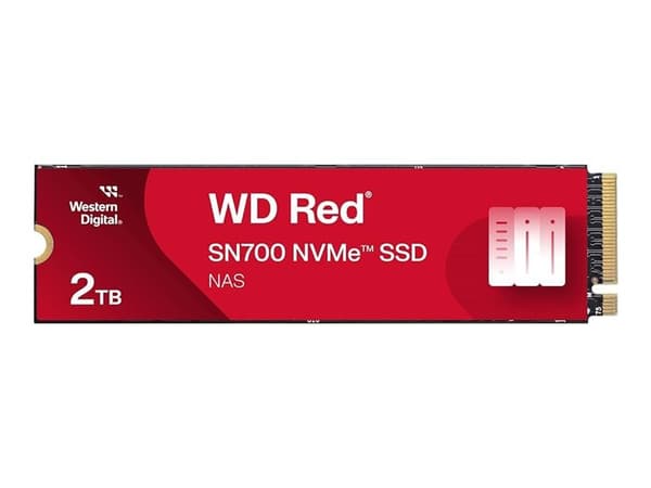 WD Red SN700 - SSD - 2 TB - intern - M.2 2280 - PCIe (NVMe)