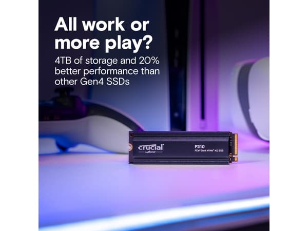 Crucial P310, 4 TB, M.2, 7100 MB/s