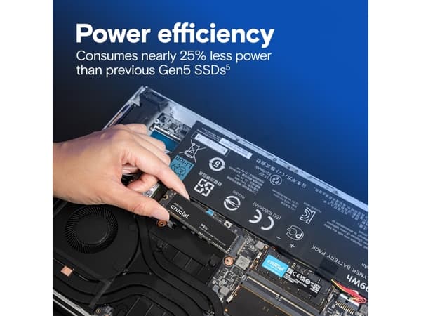 Crucial? P510 2TB PCIe Gen5 NVMe 2280 M.2 SSD
