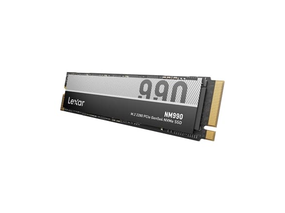 SSD Lexar 1TB LN990 NVMe PCIe Gen5x4 sisäinen vähittäismyyntipakkaus