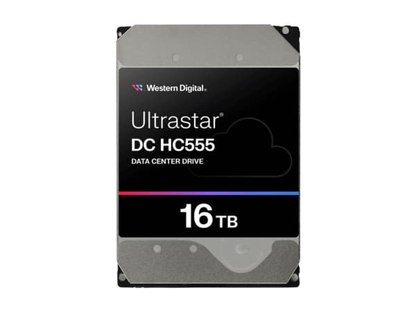 WD Ultrastar DC HC555 - Hårddisk - Datacenter - 16 TB - intern - 3,5" - SATA 6Gb/s - 7200 rpm - buffert: 512 MB
