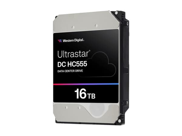 WD Ultrastar DC HC555 - Hårddisk - Datacenter - 16 TB - intern - 3,5" - SATA 6Gb/s - 7200 rpm - buffert: 512 MB