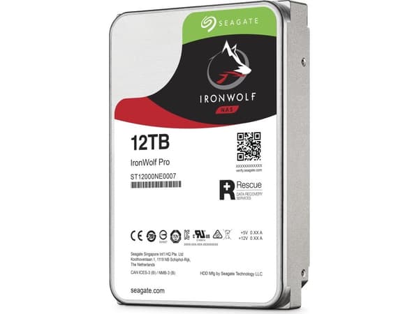Seagate 12 TB, 7200 rpm, 256 MB, SATA III, Icke-EU