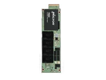 Micron 7450 PRO - SSD - Företag, läsningsintensivt - 3.84 TB - inbyggd - E1.S 5.9mm - PCIe 4.0 x4 (NVMe) - TAA-kompatibel