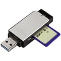 Miniatyrbild 2 av 4: Hama 123900 Extern minneskortläsare USB 3.2 Gen 1 Silver