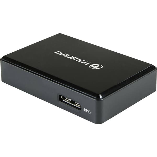 Transcend Extern minneskortläsare USB-C® (USB 3.1 Gen 1) Svart
