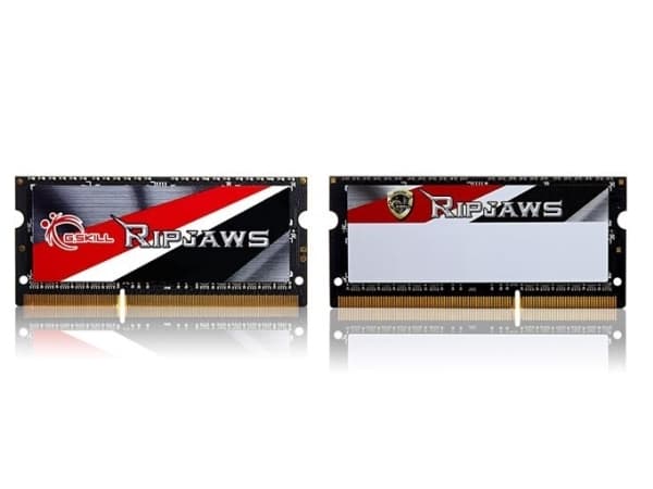G.Skill Ripjaws F3-1600C9S-8GRSL - DDR3L - modul - 8 GB - SO DIMM 204-pin - 1600 MHz / PC3-12800 - CL9 - 1.35 V - ej buffrad - icke ECC