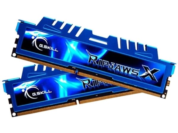 G.Skill Ripjaws-X - DDR3 - sarja - 16 Gt: 2 x 8 Gt - DIMM 240-nastainen - 2400 MHz / PC3-19200 - CL11 - 1,65 V - puskuroimaton - ei-ECC - puskuroimat