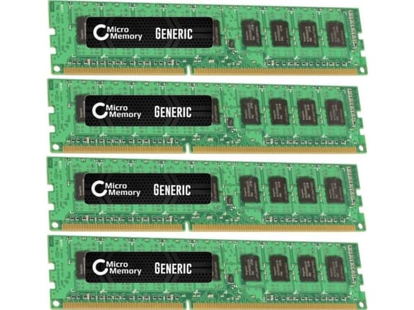 CoreParts 32GB DDR3 1600MHz, 32 GB, 4 x 8 GB, DDR3, 1600 MHz, Monivärinen