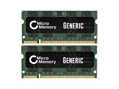 CoreParts - DDR2 - sarja - 4 Gt: 2 x 2 Gt - SO DIMM 200-PIN - 800 MHz / PC2-6400 - puskuroimaton - ei-ECC - ei-ECC