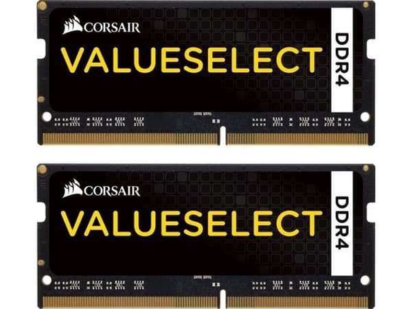 Corsair ValueSelect 16GB DDR4-2133, 16 GB, 2 x 8 GB, DDR4, 2133 MHz, 260-pin SO-DIMM