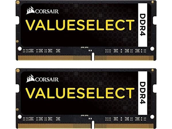 Corsair ValueSelect 16GB DDR4-2133, 16 GB, 2 x 8 GB, DDR4, 2133 MHz, 260-pin SO-DIMM
