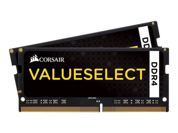 Corsair ValueSelect 16GB DDR4-2133, 16 GB, 2 x 8 GB, DDR4, 2133 MHz, 260-pin SO-DIMM