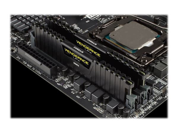 CORSAIR Vengeance LPX - DDR4 - sats - 16 GB: 2 x 8 GB - DIMM 288-pin - 1600 MHz / PC4-25600 - CL16 - 1.35 V - ej buffrad - icke ECC - svart