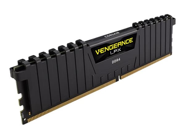 CORSAIR Vengeance LPX - DDR4 - sats - 16 GB: 2 x 8 GB - DIMM 288-pin - 1600 MHz / PC4-25600 - CL16 - 1.35 V - ej buffrad - icke ECC - svart