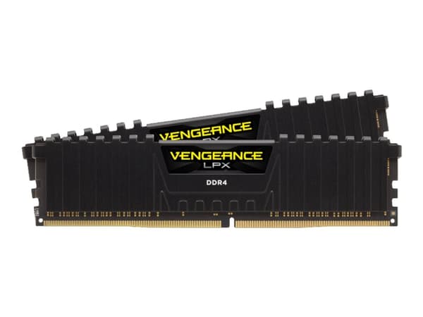 CORSAIR Vengeance LPX - DDR4 - sats - 16 GB: 2 x 8 GB - DIMM 288-pin - 1600 MHz / PC4-25600 - CL16 - 1.35 V - ej buffrad - icke ECC - svart