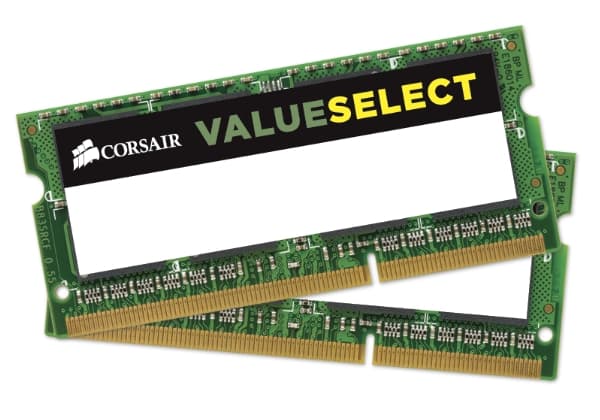 CORSAIR Value Select - DDR3L - sett - 16 GB: 2 x 8 GB - SO DIMM 204-pin - 1600 MHz / PC3-12800 - CL11 - 1.35 / 1.5 V - ikke-bufret - ikke-ECC