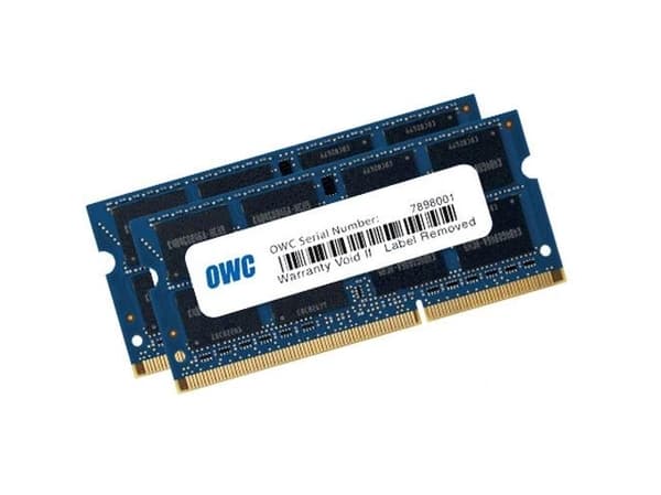 Other World Computing - DDR3 - sett - 16 GB: 2 x 8 GB - SO DIMM 204-pin - 1867 MHz / PC3-14900 - CL11 - 1.35 V - ikke-bufret - ikke-ECC - for Apple i