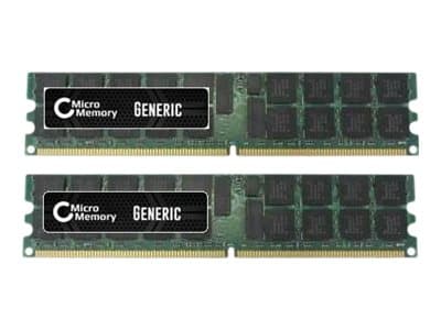 CoreParts - DDR3 - sarja - 32 GB: 2 x 16 GB - DIMM 240-nastainen - 1866 MHz / PC3-14900 - rekisteröity - ECC