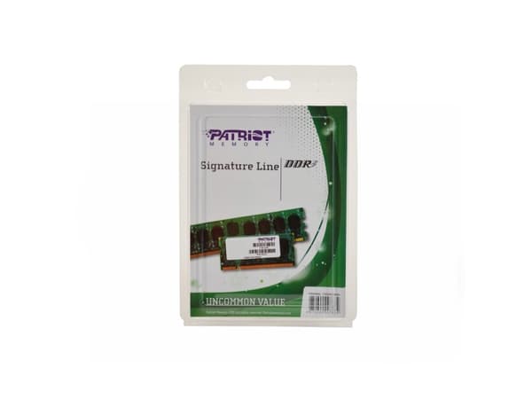 Patriot Signature Line - DDR3 - modul - 4 GB - SO DIMM 204-PIN - 1600 MHz / PC3-12800 - CL11 - 1,5 V - ikke bufferet - ikke-ECC