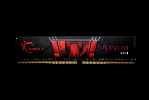 G.Skill AEGIS - DDR4 - modul - 8 GB - DIMM 288-pin - 2400 MHz / PC4-19200 - CL15 - 1.2 V - ikke-bufret - ikke-ECC