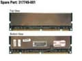 Miniatyrbilde 5 av 5: HPE - SDRAM - modul - 256 MB - DIMM 168-pin - 100 MHz / PC100 - registrert - ECC