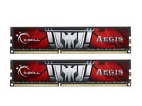G.Skill AEGIS F3-1600C11D-16GIS - DDR3 - sett - 16 GB: 2 x 8 GB - DIMM 240-pin - 1600 MHz / PC3-12800 - CL11 - 1.5 V - ikke-bufret - ikke-ECC