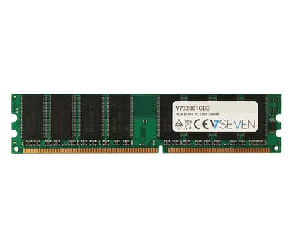 V7 V732001GBD RAM-minnen 1 GB 1 x 1 GB DDR 400 MHz