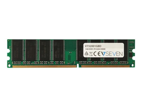 V7 V732001GBD RAM-minnen 1 GB 1 x 1 GB DDR 400 MHz