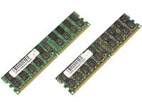 CoreParts - DDR2 - sett - 8 GB: 2 x 4 GB - DIMM 240-pin - 667 MHz / PC2-5300 - registrert - ECC